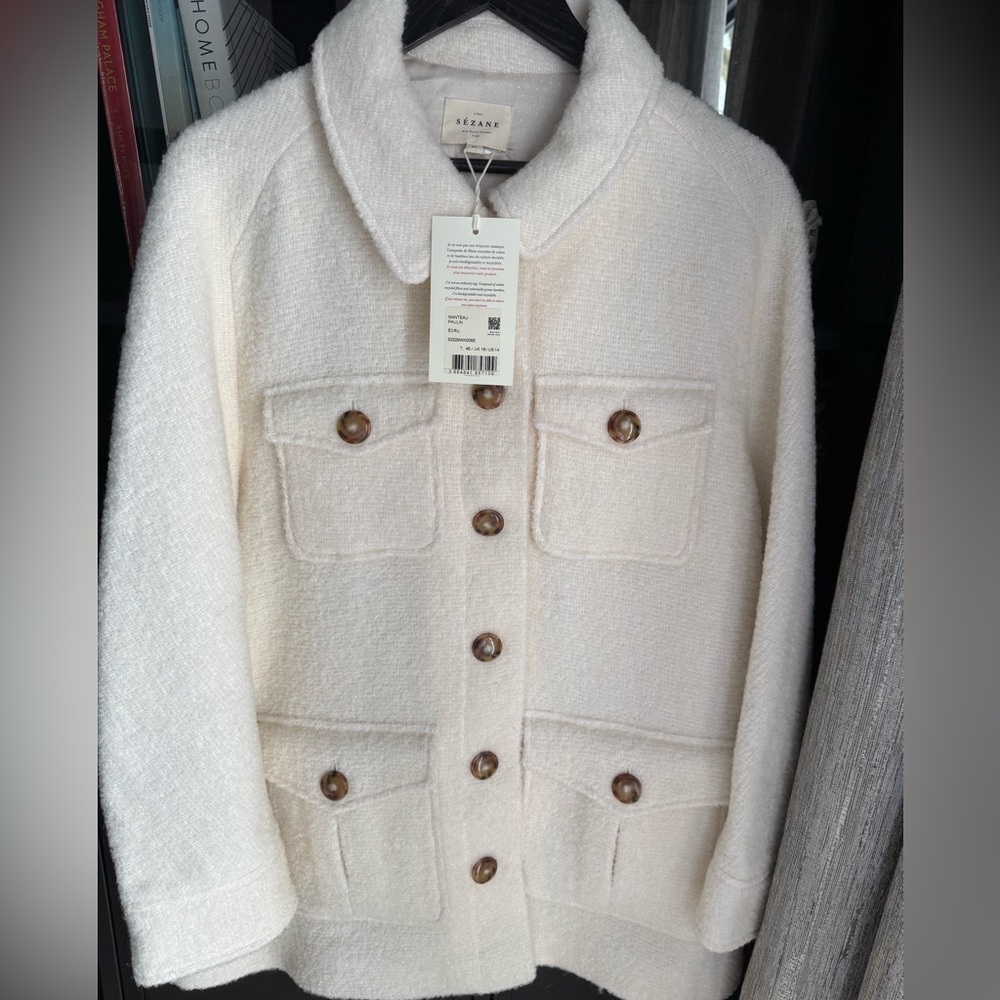 Sézane Paulin Coat - Picture 2 of 6